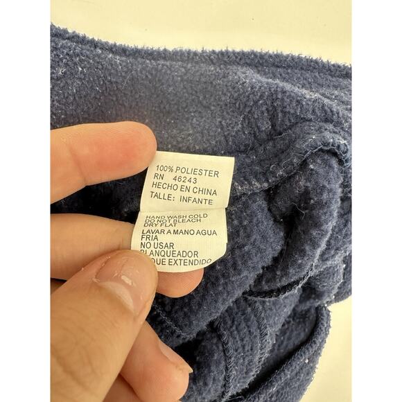 Unbranded Infant Childrens Trapper Hat Blue Fleece Winter Hat - Picture 6 of 10